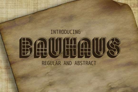 Bauhaus: A 3D Display Font for Editorial Impact