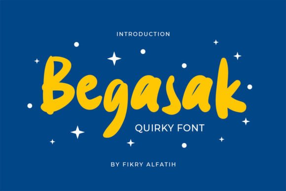 Begasak: A Display Font That Grabs Attention—Without Screaming