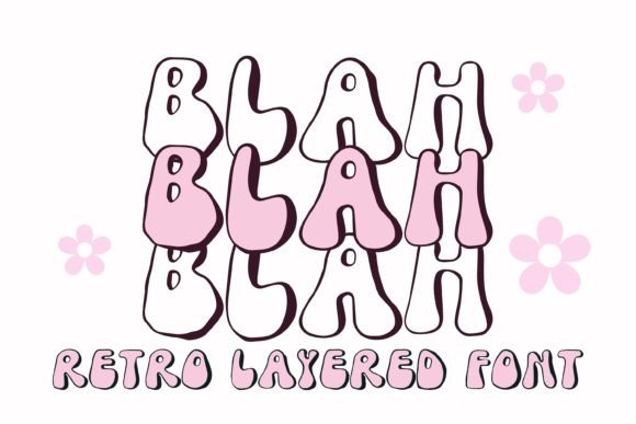 Blah Blah Blah: A Retro Display Font That Anchors Creative Branding