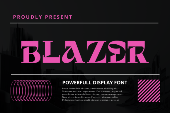 Blazer: A Bold, Confident Display Font