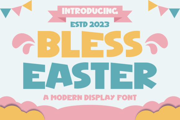 Bless Easter: A Joyful Display Font for Handmade Creators