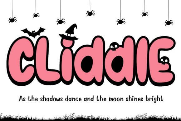 Cliddle Font: A Spooky-Adorable Display Font for Small Business Branding