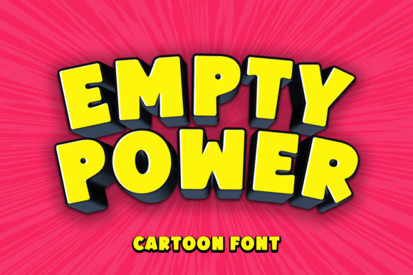 Empty Power: A Bold Display Font for Scroll-Stopping Marketing