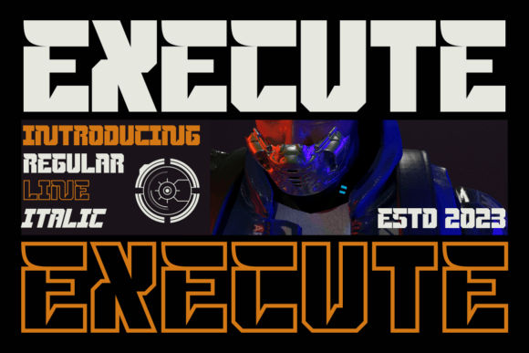 Execute: A Bold, Unapologetic Display Font