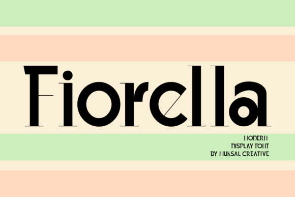 Fiorella: A Modern Display Font That Feels Like It Was Made for Real Branding