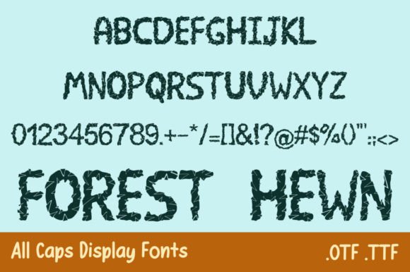 Forest Hewn: A Display Font That Brings Warmth & Character to Your Brand