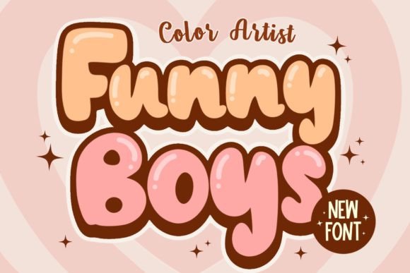 Funny Boys: The Playful Typeface for Campaign Creatives