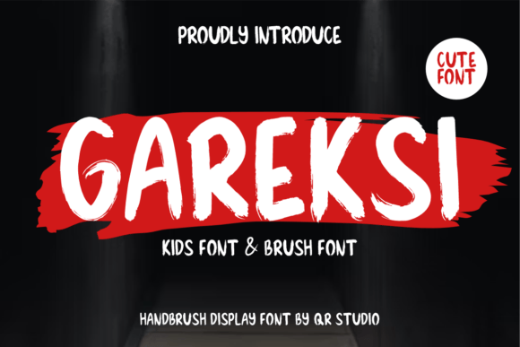 Gareksi: A Display Font That Makes Your Headlines Move