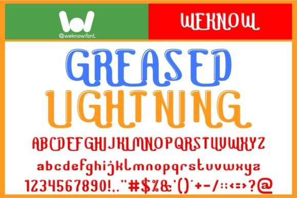Greased Lightning: A Display Font That Sparks Brand Personality