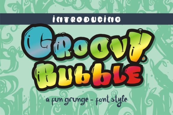 Groovy Bubble: A Bold Display Font for Handmade Brands