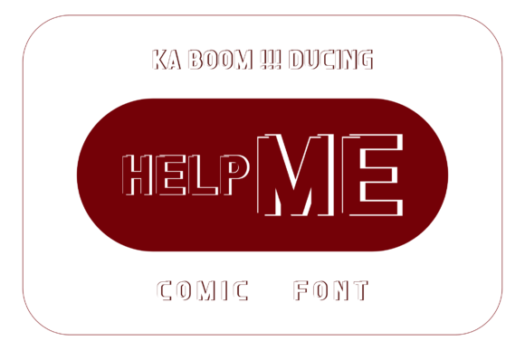 Help Me: A Quirky Display Font That Just Works