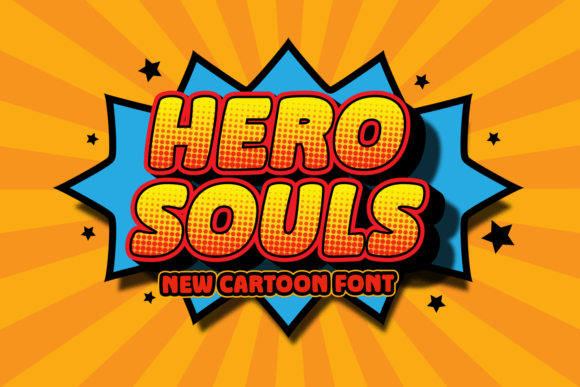 Hero Souls: A Chubby, Friendly Display Font for Warm Editorial Moments