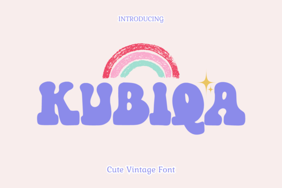 Kubiqa: A Playful Retro Display Font for Handmade Creators