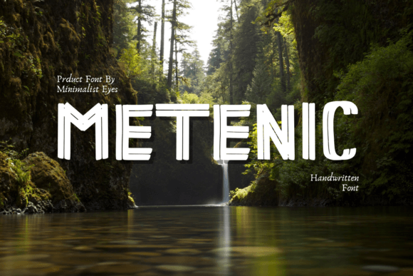 Metenic: A Display Font That Makes Handmade Goods Shine