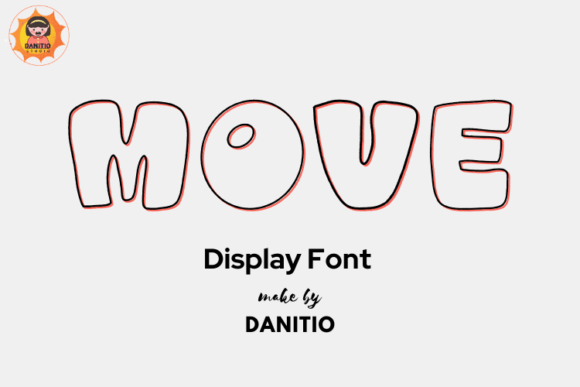 Move Font: A Friendly Display Typeface for Modern Web Design