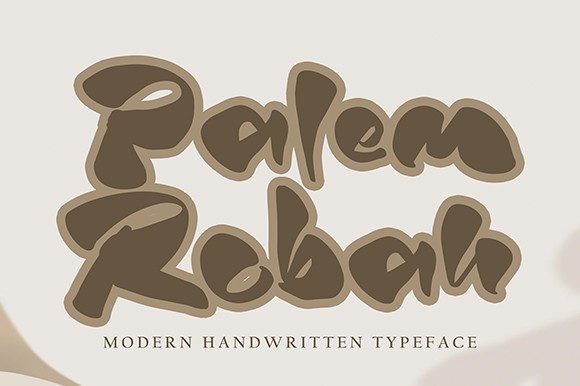 Palem Robah: A Display Font That Makes Your Brand Feel Intentional
