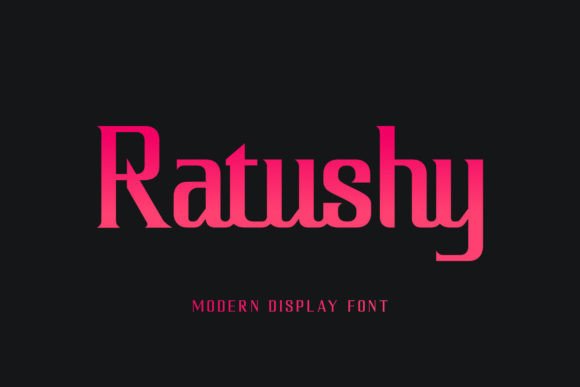 Ratushy: A Display Font That Commands Attention