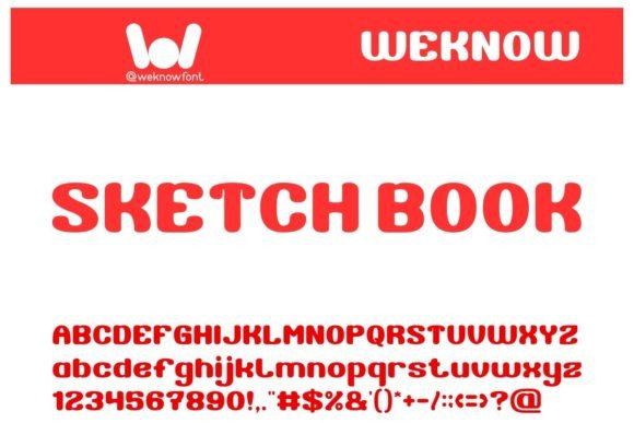 Sketch Book: A Display Font for Bold Digital Identity