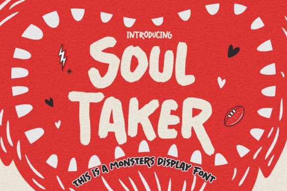 Soul Taker: A Display Font That Makes Your Brand Instantly Memorable