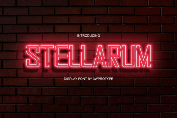 Stellarum Display Font for Handmade Creators