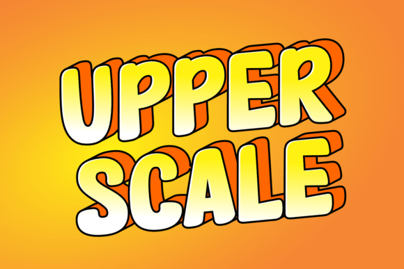 Upper Scale: A Display Font for Editorial Impact