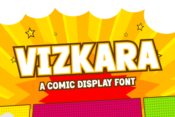 Vizkara: A Bold Comic-Style Display Font for Scroll-Stopping Marketing