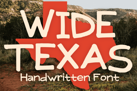 Wide Texas: A Playful Display Font That Lands Just Right